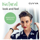 CUVVA Hair Fibers for Thinning Hair (BLACK) - Keratin Hair Building Fiber Hair Loss Concealer - Thicker Hair in 15 Seconds - 25g/0.87oz Bottle - For Men & Women