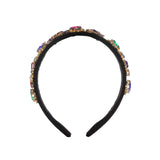 Crystal Rhinestone Wide-edge Headband for Women Hair Hoops Hair Accessories for Girls 5 styles Hair Band (One size, Style 4)