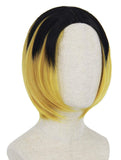 Kozume Kenma Cosplay Wigs for Haikyuu Costume Short Black Blonde Hair Wig Anime Harajuku Lolita Cute Synthetic Wigs for Party AD019M