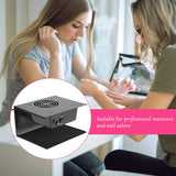 300W UV LED Nail Lamp Dryer for Gel Nails, Fast Drying Curing Nail Art Gel Polish Dryer for Hands Feet, With Cold and Warm Air
