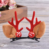 Deer Hairpin Antler Headband Deer Hair Clip For Chritmas Antler Hairpin For Girls Women Deer Hair Clip Gift Decoration