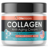 Collagen Face Cream for Women - Anti Wrinkle Cream for Face with Hyaluronic Acid & Vitamin C - Day & Night Cream for Women Anti Aging Face Moisturizer - Top-rated USA Made Facial Moisturizer for Women