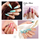 40PC Gel Nail Polish Set Soak Off LED U V Colorful Manicure Nail Art Design
