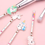 7Pcs Unicorn Makeup Brushes Set Eye Shadow Foundation Eyebrow Lip Brush Makeup Brushes Tool, Great Gift for Girls and Women (Unicorn)