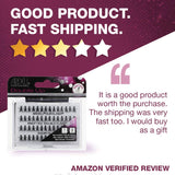 Ardell False Eyelashes Double Up Individuals Knotted Short Black 4 Pack