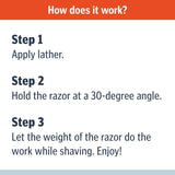 Merkur Double Edge Blade Razor, Black