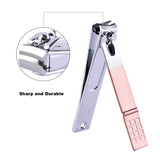 Keador Nail Clipper Set, Nail Clippers Set 15 in 1 Grooming Kit Stainless Steel Professional Pedicure Set, Nail Tools with Luxurious Travel Case (Red)