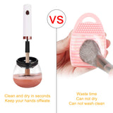 DOTSOG Premium Electric Professional Makeup Brush Cleaner Fast Washing and Drying Automatic Make up Brushes Cleaning Makeup Brush Tools and Machine