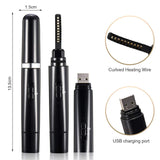 Electric Eyelash Curler, Heated Eyelash Curler, USB Rechargeable Eye Lash Curler with 2 Temperature Gears,Quick Long-Lasting Mini Eye Lash Make-Up Tool for Girls Women Gift