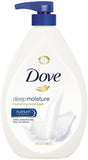 Dove Deep Moisture Nourishing Body Wash 34 oz (2 Pack)