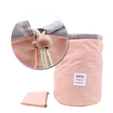 INVODA Travel Cosmetic Bags 2 Packs Waterproof Makeup Bags Multifunctional Bucket Toiletry Bag Barrel Cases Bathroom Storage Carry Cases Toiletry Bags Collapsible and Portable Cosmetic Cases