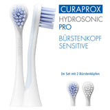 Curaprox Sensitive Electric Toothbrush Replacement Heads for Electric Toothbrush, Set of 2