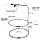 PerPro Mens Shaving Grooming Sets, Beautiful Stainless Steel Shave Bowl and Shaving Stand Brush for Safety Blade Razor and Double Edge Razor