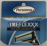 Personna Tri-flexxx Razor Handle With Cartridges Men - 1 ct, 2 pack