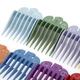 8 Sizes Guide Comb Set, Clipper Spare Parts Haircut Accessories for Professional Use, Great for Most Size Wahl Clippers/Trimmers