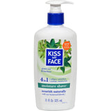 Kiss My Face Moisture Shave 11 Ounce Green Tea Bamboo (325ml) (6 Pack)