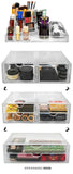 Sorbus Acrylic Cosmetics Makeup and Jewelry Storage Case X-Large Display Sets -Interlocking Scoop Drawers to Create Your Own Specially Designed Makeup Counter -Stackable and Interchangeable (Clear)