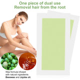 Wax Strips,Hair Removal Wax Strip,Body Wax Strips,Wax Strips for Legs, Body, Bikini, Arms, Underarms,Eyebrow,Facial and Full Body Sizes Available