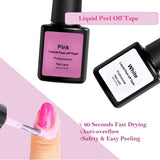 Stamping Gel Kit, MYSWEETY 8PCS 8ml Nail Art Stamping Gel + 4pcs Stamping Plates + 2pcs Nail Art Scraper + 2pcs Stamper+ 2pcs Anti-overflow Latex, Polish Stamping Kit for Nail DIY Printing
