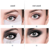 200PCS Professional Eyeshadow Pads Stencils, Kalolary Eyeliner Shield Pads Disposable Eyeshadow Shields Protector for Eyelash Extension Grafting Under Eye Eyelashes Lip Makeup Pads Shield