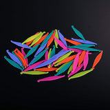 Dental Elastic Rubber Bands Placers for Braces Disposable Plastic Orthodontic Elastic Placers Multi-color (50PCS)