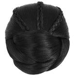 Better-Home Braided Hair Bun Extensions Synthetic Clip-on Hair Updo Chignon Hairpieces (2#)