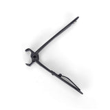 Wide Jaw Nail Clippers - TOP TENG Ultra Sharp Wide Opening Nail Cutter for Fingernails & Thick Toenails (Large, Black)