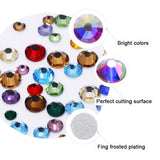 1848 Pcs Glass Nail Rhinestones Set(120+1728 pcs), Mix Colors Drop Shape 3x10mm Gems Stones For Nails Art Decorations