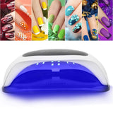 Uv Lamp Led Nail Dryer Lamp 96W Gel Polish Dryer Quick-Drying Nail Art Machine Nail Polish Dryer Semi-Permanent Nail Reconstruction(02)