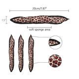 BERON 40 Pieces Night Sleep Hair Rollers Curlers Pillow Hair Rollers Curlers DIY Hair Styling Tools Magic Hair Rollers (40PCS, Leopard)