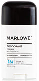 MARLOWE. No. 024 Natural Deodorant for Men 2.5oz | Aluminum Free Stick | Made with Coconut Oil, Shea Butter, Jojoba | Only No-Nonsense Ingredients that Work Best | Fresh & Woodsy Scent