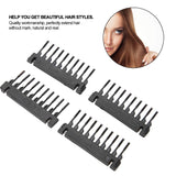 6D Hair Extension Buckle 40pcs Clips for Real Hair Ponytail Accessory Tool Kit No Trace Hair Extension