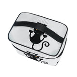 Makeup Bag Cat Paw Print Travel Cosmetic Bags Organizer Train Case Toiletry Make Up Pouch