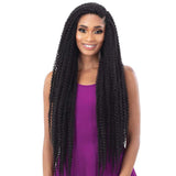 FreeTress Equal Crochet Braids Jamaican Twist Braid Extra Long (4-PACK, 1)