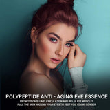 UNILIPO Peptide Eye Serum Moisturizes and Improves Puffiness. Caffeine Eye Serum Looks Like the Skin Around the Eyes is Shiny and Increases Skin Elasticity, 0.5oz / 15ml