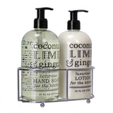 3 Pc Gift Set - Coconut Lime and Ginger Duo in Caddy