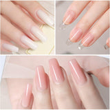 Yayoge Poly Nail Extension Gel Kit Nail Enhancement Builder Gel with Slip Solution and LED UV Nail Lamp All-in-one French Nail Art Design Beginner Kit