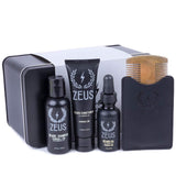ZEUS Essential Beard Oil Kit - Best Starter Set for Softer Hair and Itch Free Skin (VERBENA LIME)