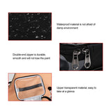 Makeup Bag Portable Travel Makeup Train Case PU Leather Cosmetic Storage Organizer for Cosmetics Makeup Brushes Toiletry Jewelry Digital Accessories Black(Black)