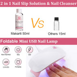 Makartt Poly Nail Extension Gel Kit with Led Lamp Nail Builder Extension Gel Trial Kit Nail Technician Clear Pink Poly Extension Gel Beginner Set, P-29