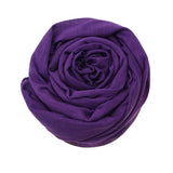 4 Pieces Stretch Jersey Turban Head Wrap Knit Headwraps Urban Hair Scarf Solid Color Breathable Ultra Soft Extra Long Head Band Tie for Women
