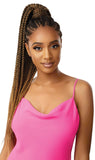Outre PRETTY QUICK Salon-Quality Ponytail Fabulous Look Long Length Bulk-Free Wrap Around Pony Sleekest Finish Secure Premium Synthetic Fibers Hair Pieces - LARGE BOX BRAID 28" (1)