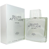 Deray Silver Attitude Eau de Toilette Spray for Men, 100 ml, 3.4 Ounce