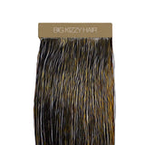 Big Kizzy Hair Extensions Tape - Regular Hold - Fits Most Tape in Hair Extensions, 4cm x .8cm Tape for Extensions, Professional Double Sided Extension Tape