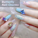 SXC Cosmetics P-05 Polygel Nail Kit with UV Lamp Butterfly Series Jelly Translucent 10 Colors 15ML Nail Extension Gel All-in-One Nail Enhancement Starter Gel Builder Nail Technician Set