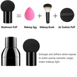 2 Colors Phoera Foundation 101 and 102 Matte Full Coverage Foundation Liquid Makeup with Mushroom Head Applicator, Matte Oil Control Flawless Concealer Cover Facial Blemish Foundation Makeup for Women