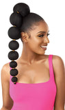 Outre Wrap Ponytail Pretty Quick Afro Puff Bubble Pony (1B(Off Black))