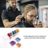 8 Sizes Guide Comb Set, Clipper Spare Parts Haircut Accessories for Professional Use, Great for Most Size Wahl Clippers/Trimmers