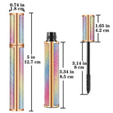 2 Packs FIGHTART 4D Silk Fiber Lash Mascara,Natural Waterproof Smudge-proof Mascara,Natural Thickening Lengthening Mascara No Clumping, No Smudging Lasting All Day