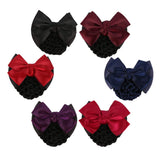 Driew Snoods for Women Hair, 6 pcs Hair Net with Bow Hair Snoods for Women